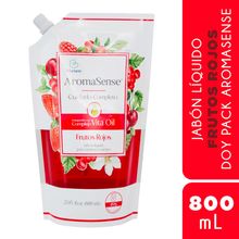 Jabón líquido AROMASENSE frutos rojos x800 ml