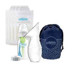 Combo Extracto Manual Y Bolsas Leche Materna Dr. Brown'S