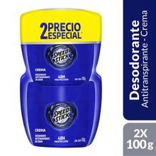 Desodorante SPEED STICK crema cool night 2 unds x100 g c/u