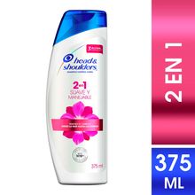 Shampo HEAD & SHOULDERS 2en1 suave manejable x375 ml