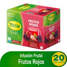 Infusión TOSH frutal frutos rojos x20 sobres