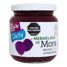 Mermelada de mora DIETY x230 g