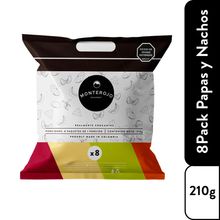 Pasabocas MONTEROJO surtido 8 unds x26.2 g c/u