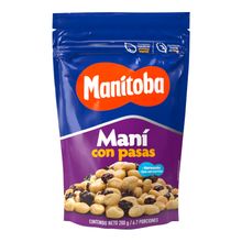 Maní con pasas MANITOBA x200 g