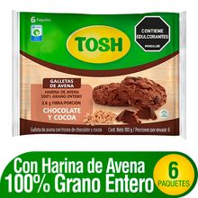 Galletas TOSH avena chocolate x180 g