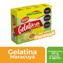Gelatina MERCALDAS maracuyá x40 g 2x3