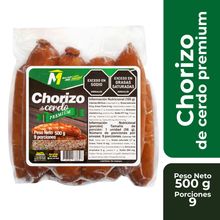 Chorizo M cerdo 9 unds x500 g