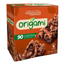 Barra cereal ORIGAMI nibs cacao x6 unds x20 g