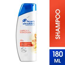 Shampoo HEAD & SHOULDERS aceite de argan revitalizacion x180 ml