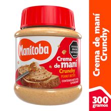 Crema de mani MANITOBA crunchy x300 g