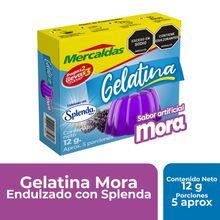 Gelatina MERCALDAS light mora 2x3