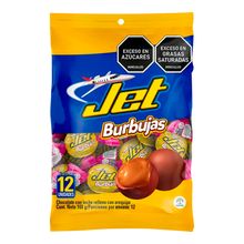 Burbuja JET chocolate arequipe 12 unds x14 g c/u