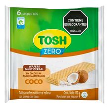 Galletas TOSH coco 6 unds x27 g c/u