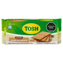 Galleta TOSH fusión cereales 2 tacos x388 g
