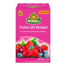 Infusión HINDÚ frutos del bosque x20 sobres