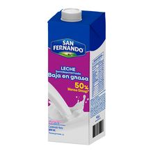 Leche SAN FERNANDO semidescremada baja en grasa x900 ml