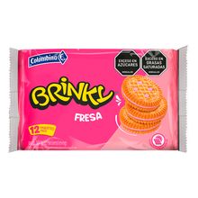 Galleta BRINKY sabor a fresa 12 unds x32 g c/u