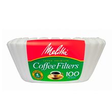 Filtro de cafe MELITTA canasta x100 unds