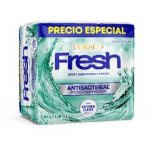 Jabón DORADO fresh natural 3 unds x110 g c/u