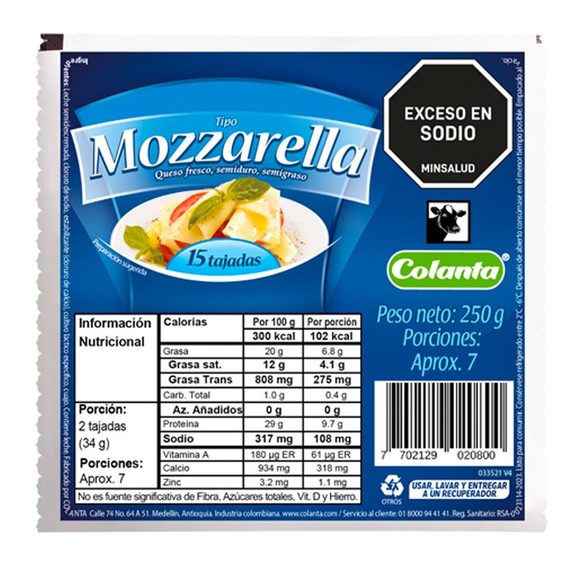 Queso-COLANTA-mozzarella-tajado-x250-g_42685