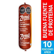 Salchichón ZENÚ cerveroni x500 g
