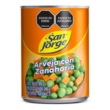 Arveja SAN JORGE con zanahoria x348 g