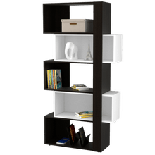 Biblioteca Ascher, Wengue y Blanco, con cinco entrepaños
