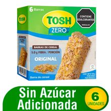 Barra cereal TOSH lyne sin azúcar 6 unds x23 g