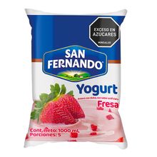 Yogurt SAN FERNANDO fresa x1000 ml