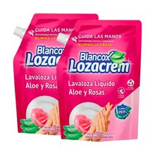 Oferta lavaplatos líquido BLANCOX lozacrem aloe 2 unds x720 ml