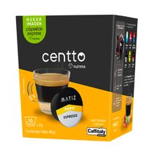 Café CENTTO matiz ambar 10 cápsulas  x80 g