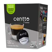 Café CENTTO matiz ébano x10 capsulas x8 g c/u