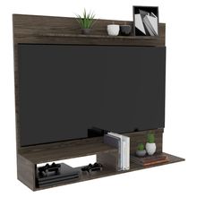 Panel Para Tv Ascher, Chocolate, Para Televisor de 55 Pulgadas
