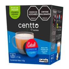 Cappuccino CENTTO colcafé vainilla x10 capsulas x11,5 g c/u