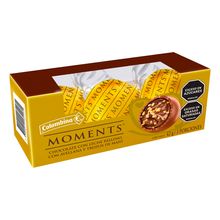 Chocolate MOMENTS relleno crema avellana y maní x42 g