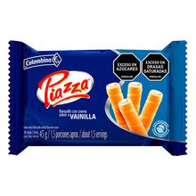 Barquillos PIAZZA sabor a vainilla x45 g