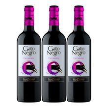 Vino GATO NEGRO carmenere x750 ml 2x3