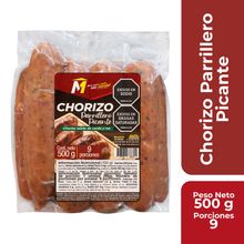Chorizo M parrillero picante x500 g