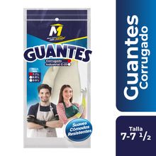 Guante M corrugado talla 7-7.5