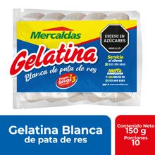 Gelatina blanca MERCALDAS 10  unds x15 g c/u  2x3