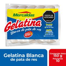 Gelatina blanca MERCALDAS x150 g 2x3