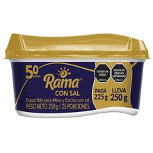 Esparcible RAMA con sal pague 225 lleve 250 g