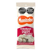 Arándanos MANITOBA recubiertos con yogurt griego x30 g