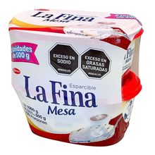 Esparcible LA FINA mesa 2 unds x500 g c/u precio especial