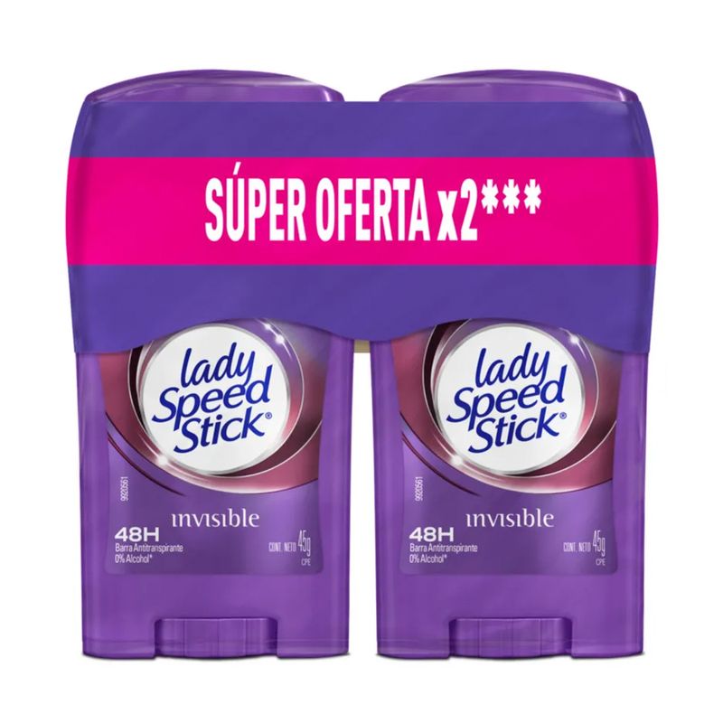 Desodorante-LADY-SPEED-STICK-invisible-2-unds-x45-g_129230