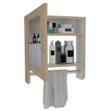 Gabinete de Baño Aqua, Beige y Blanco, incluye espejo