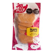 Lomitos de tilapia DEL RÍO Y DEL MAR apanados x454 g