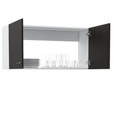 Gabinete Superior Cantabria, Blanco y Negro, ideal para espacio reducidos ZF