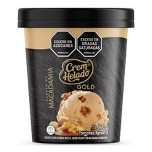 Helado CREM HELADO gold placer de macadamia x600 g