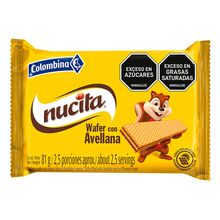 Galletas COLOMBINA nucita x81 g